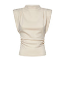 Top strutturato con dettagli drappeggiati - Silvian Heach