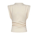 Top strutturato con dettagli drappeggiati - Silvian Heach