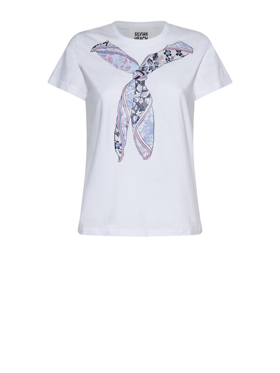 T-shirt con stampa foulard e design raffinato - Silvian Heach