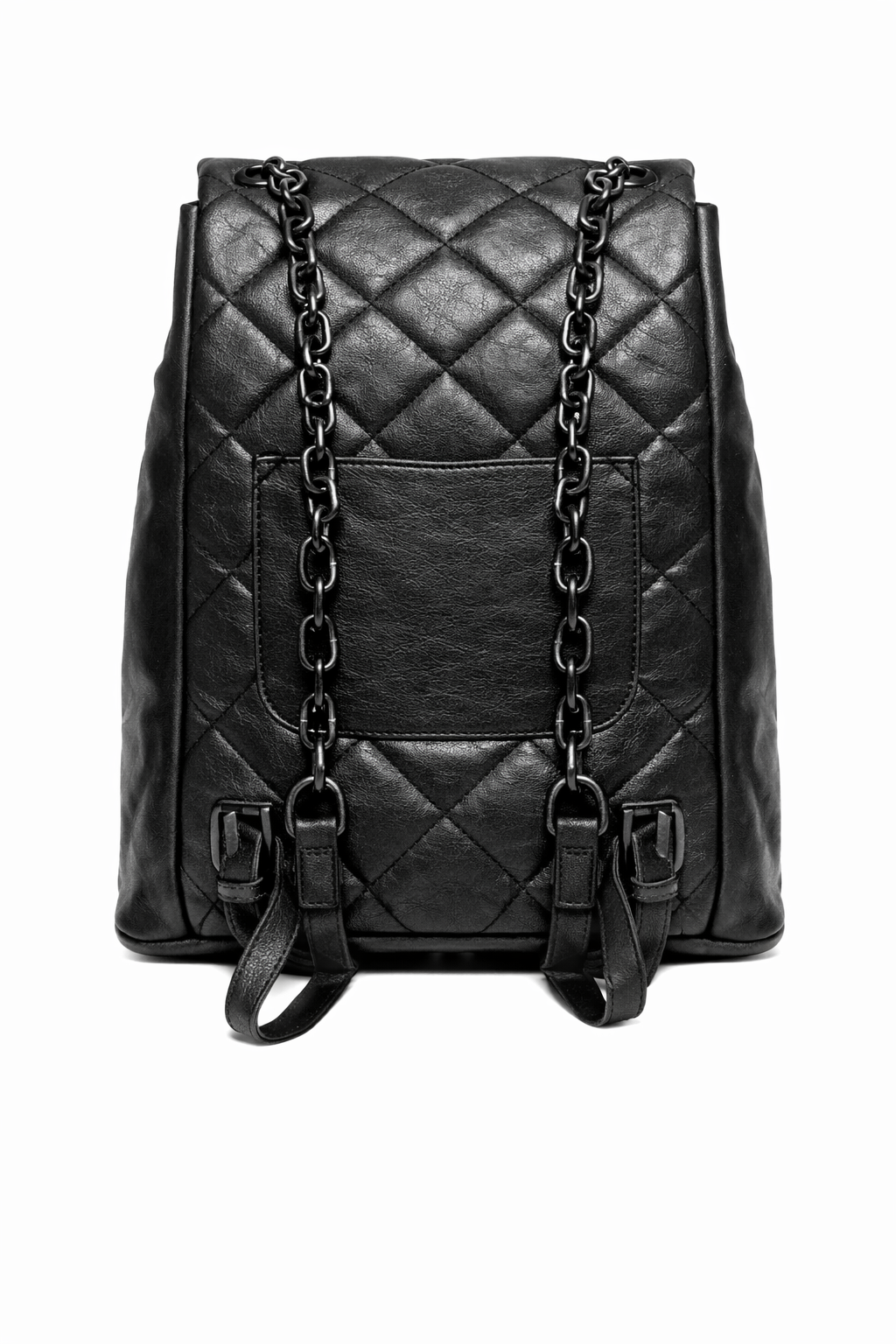 Quilted backpack with chain - Silvian Heach