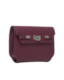 Shoulder bag with flap and interlocking closure - Silvian Heach