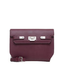 Shoulder bag with flap and interlocking closure - Silvian Heach