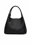 Smooth shoulder bag with ring handle - Silvian Heach