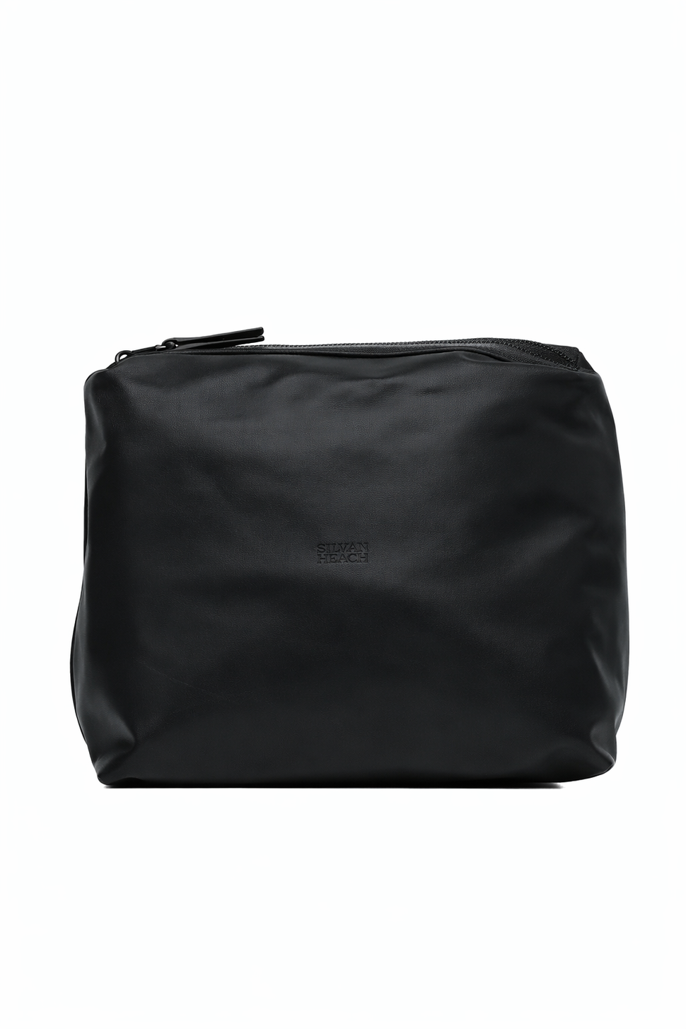 Smooth shoulder bag with ring handle - Silvian Heach