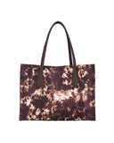 Borsa Shopping Effetto Cavallino con Stampa Maculata Borse Silvian Heach