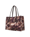 Borsa Shopping Effetto Cavallino con Stampa Maculata Borse Silvian Heach