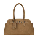 Borsa a Spalla Effetto Scamosciato con Occhielli Borse Silvian Heach