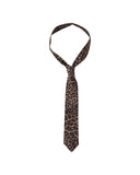 Leopard print tie