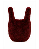 Faux fur shopper