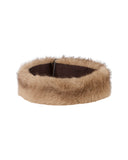 High Belt in Soft Faux Fur