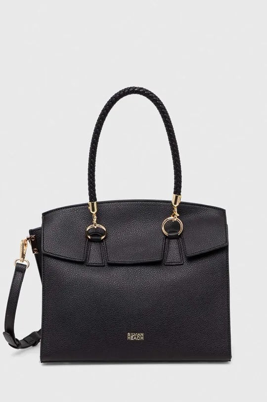 Borsa con dettagli dorati