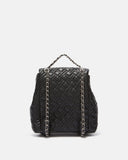 Quilted eco-leather backpack with flap closure - Silvian Heach