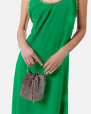 Borsa a secchiello con strass e manico - Silvian Heach