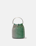 Borsa a secchiello con strass e manico - Silvian Heach