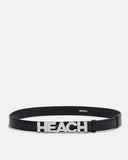 Leather belt with maxi logo - Silvian Heach