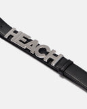 Leather belt with maxi logo - Silvian Heach