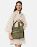 Borsa shopper in tessuto con logo - Silvian Heach
