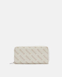 Portafoglio zip con logo all-over - Silvian Heach