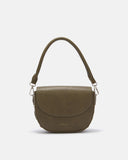 Hammered leather shoulder bag - Silvian Heach