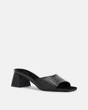 Crocodile effect sabot sandals - Silvian Heach