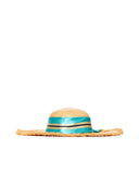 Raffia Hat with Frayed Finish and Ribbon - Pompea x Silvian Heach - Silvian Heach