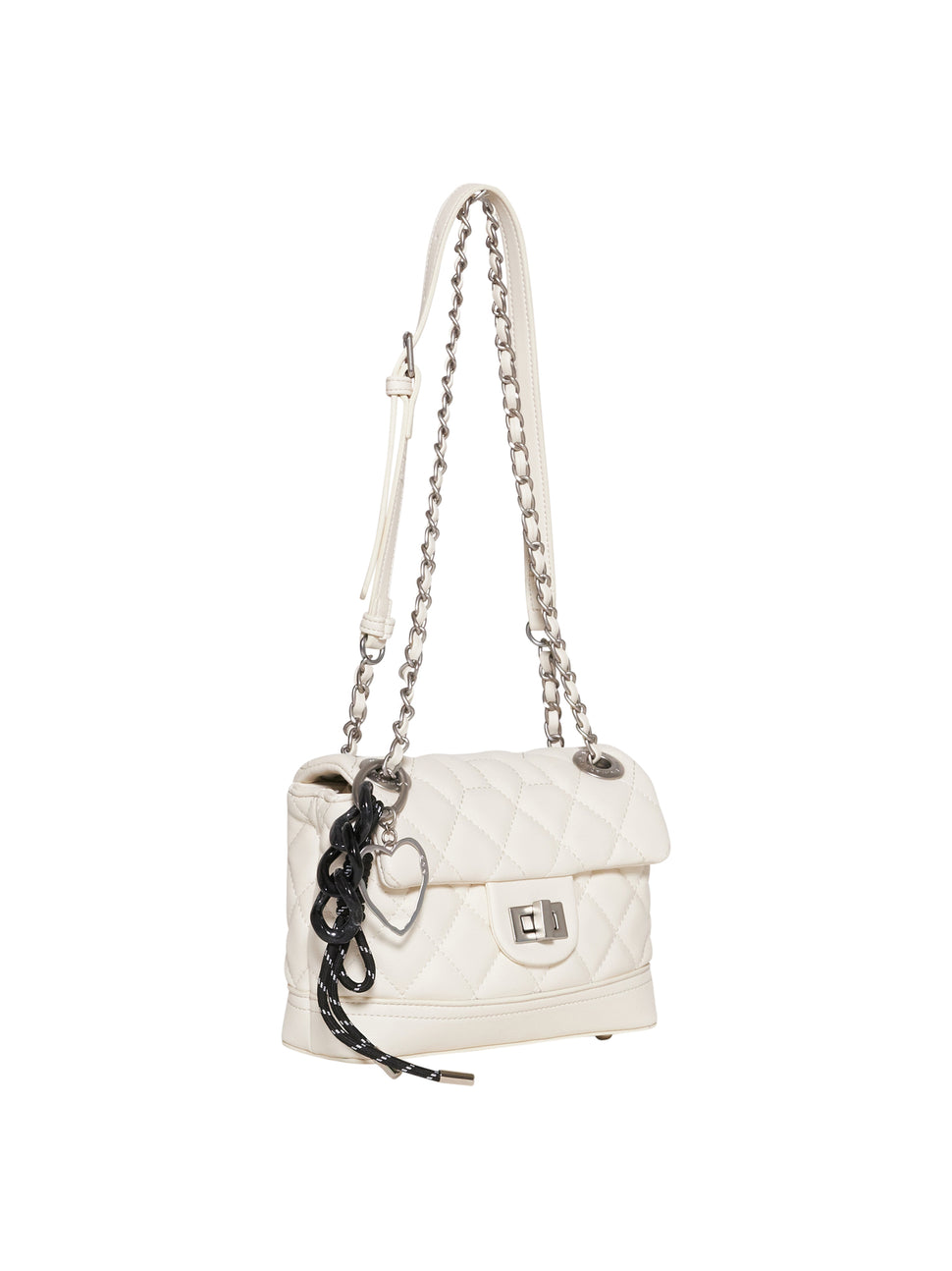 Borsa a spalla trapuntata con catena decorativa BORSA Silvian Heach