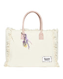 Borsa a mano con bordi sfrangiati e dettagli decorativi BORSA Silvian Heach
