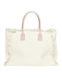 Borsa a mano con bordi sfrangiati e dettagli decorativi BORSA Silvian Heach