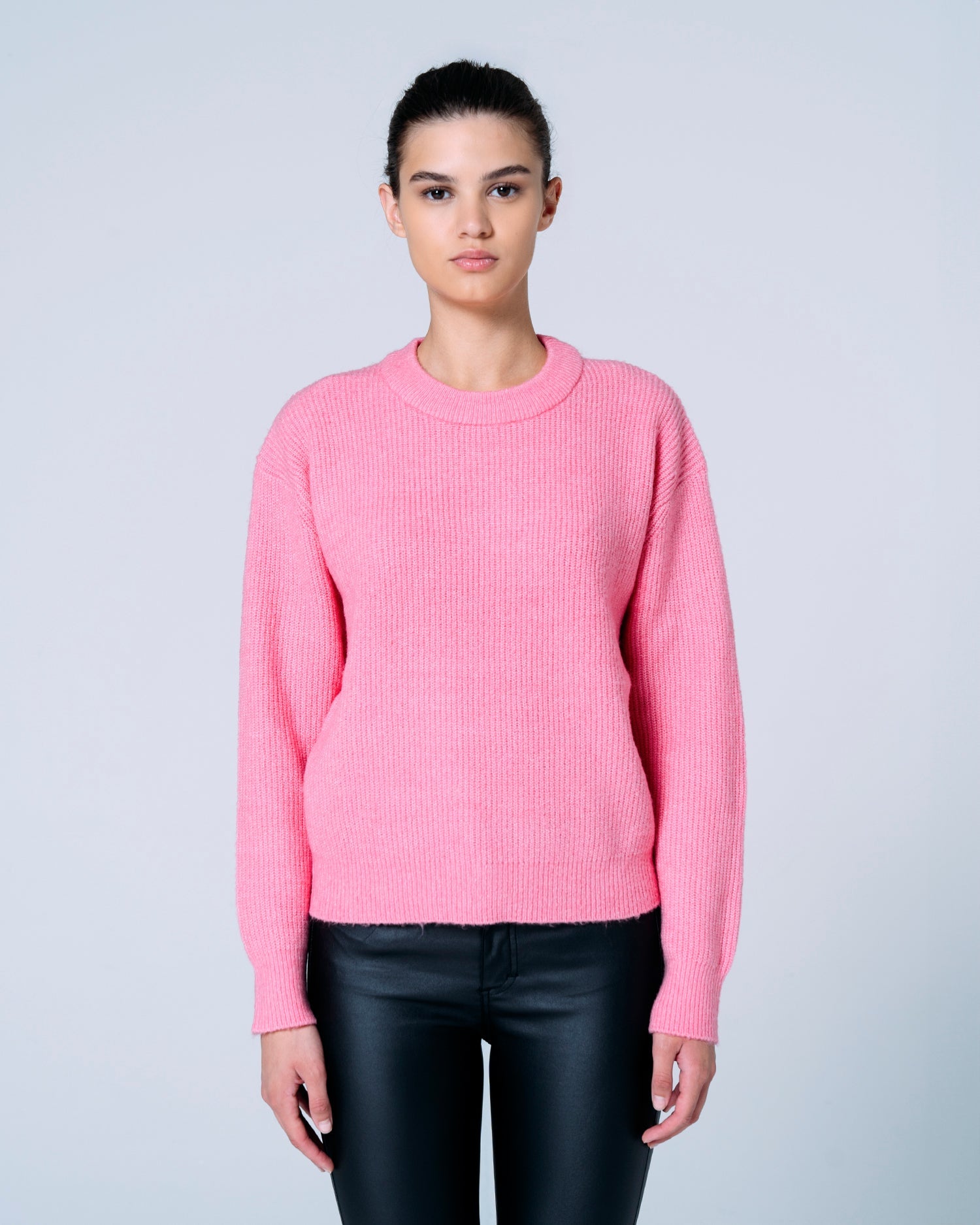 Maglione corto rosa Get Cozy