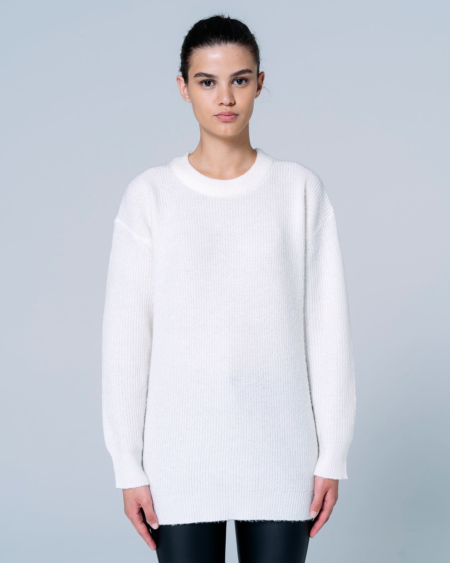 Long White Sweater Get Cozy