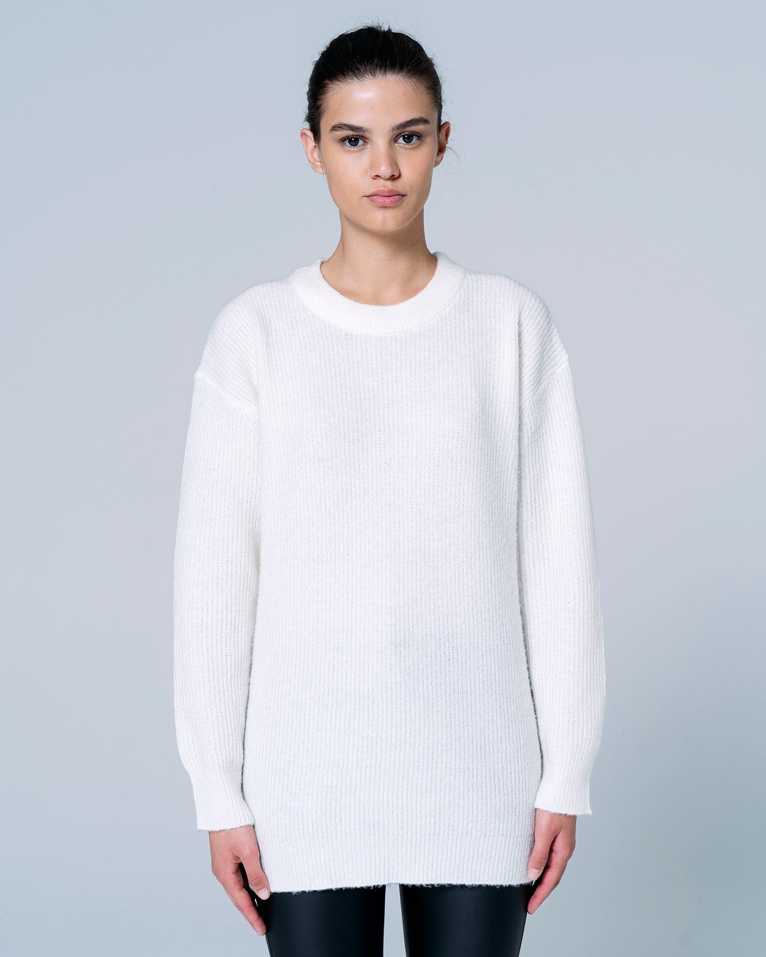 Maglione lungo bianco Get Cozy