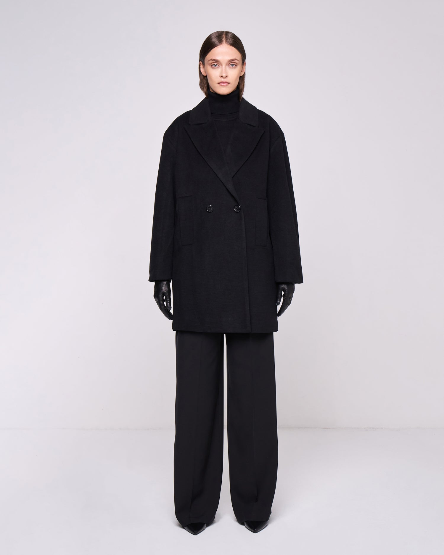 Cappotto nero doppiopetto the coat edit