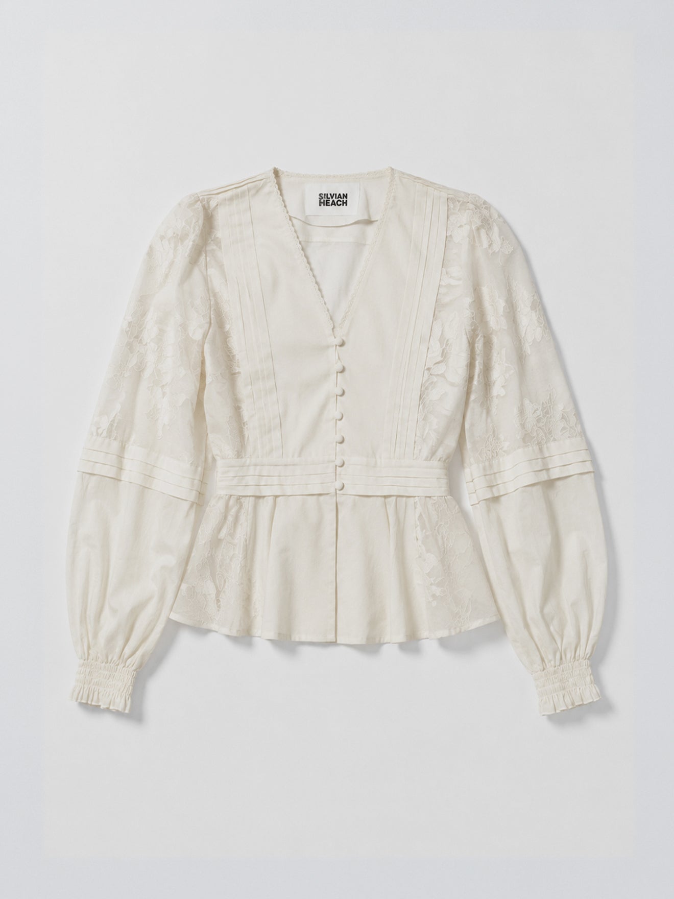 Blusa con pizzo e bottoni frontali BLUSA Silvian Heach
