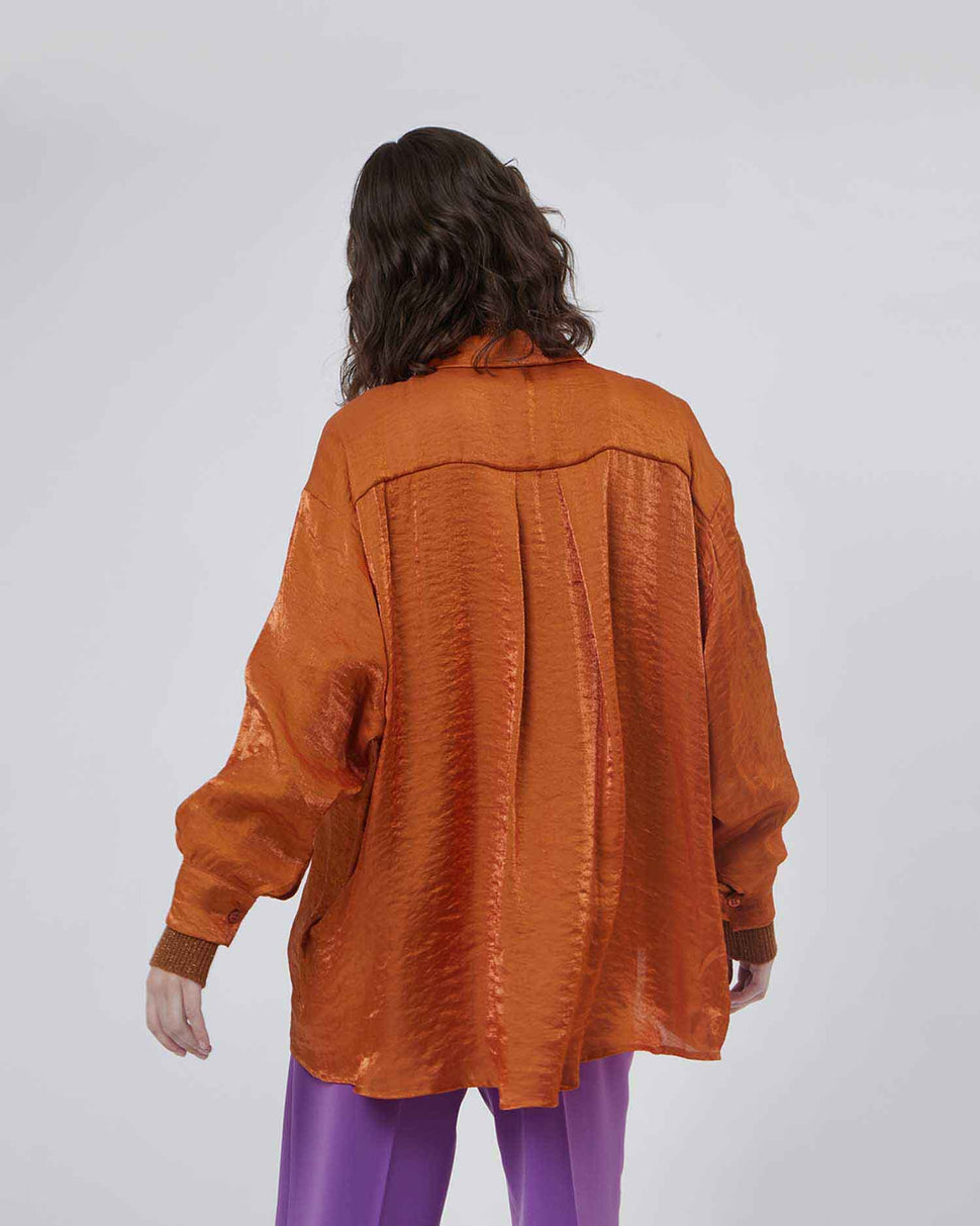 Camicia over con manica a sbuffo - Silvianheach