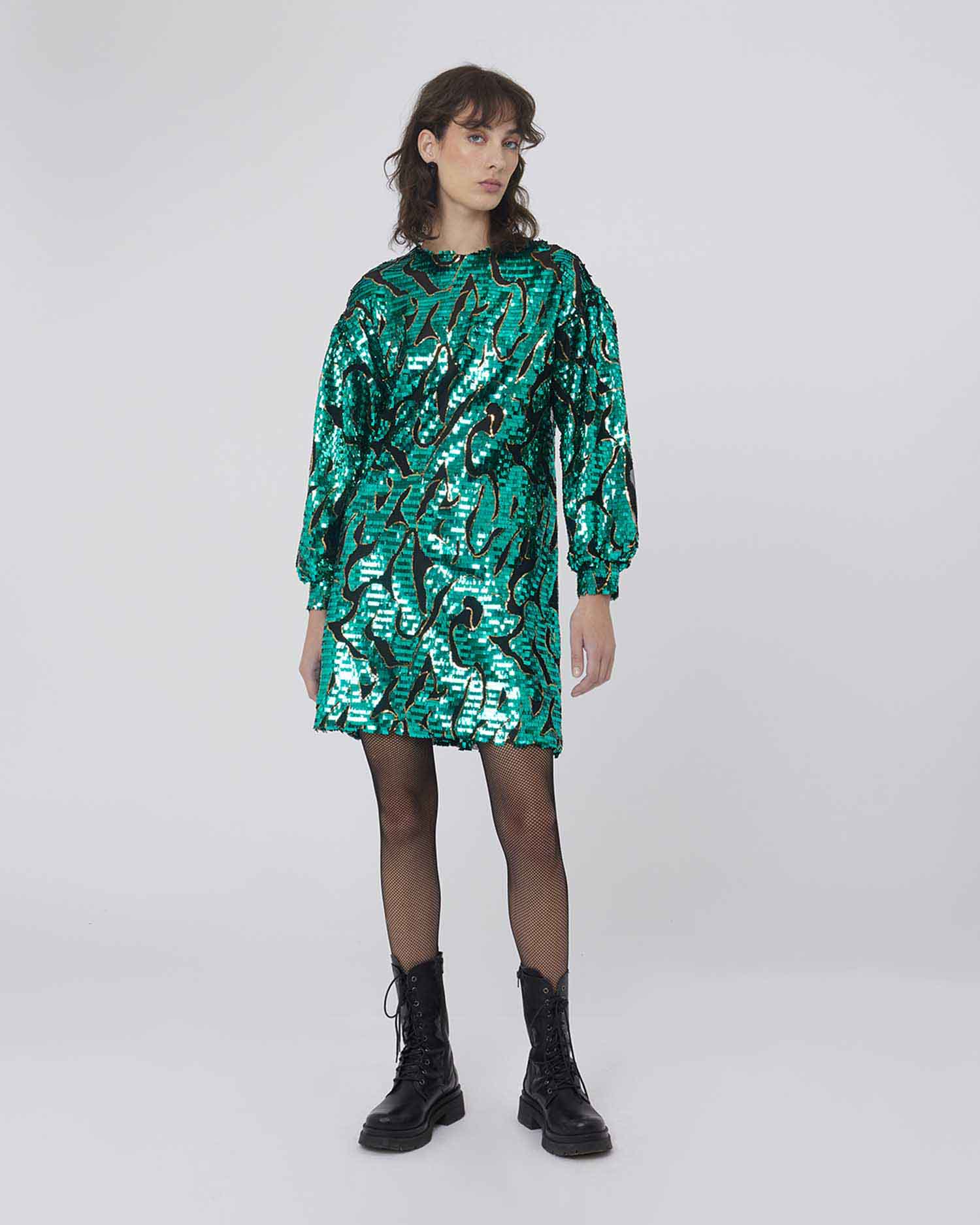 Abito corto con paillettes - Silvianheach