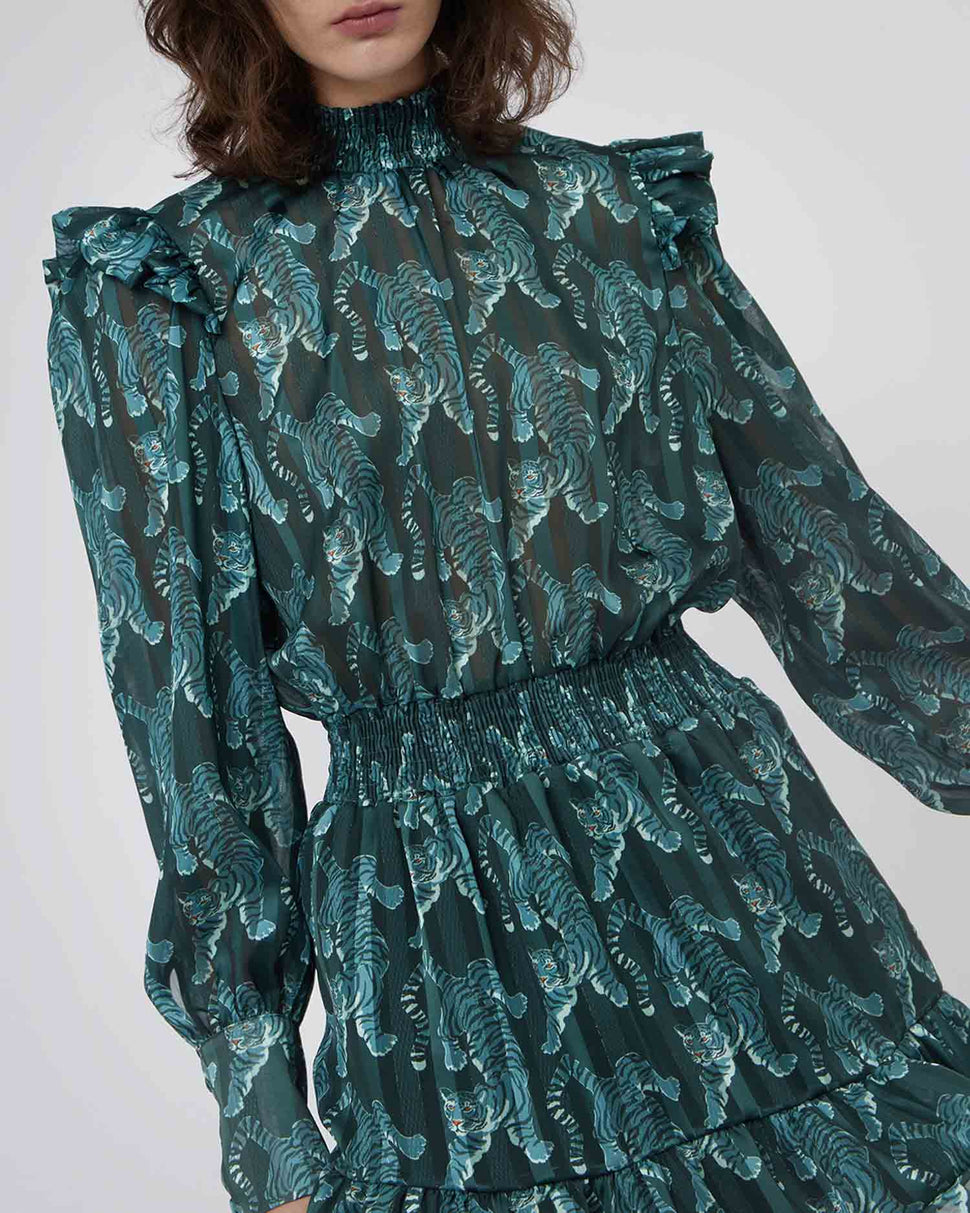Abito corto con rouches - Silvianheach