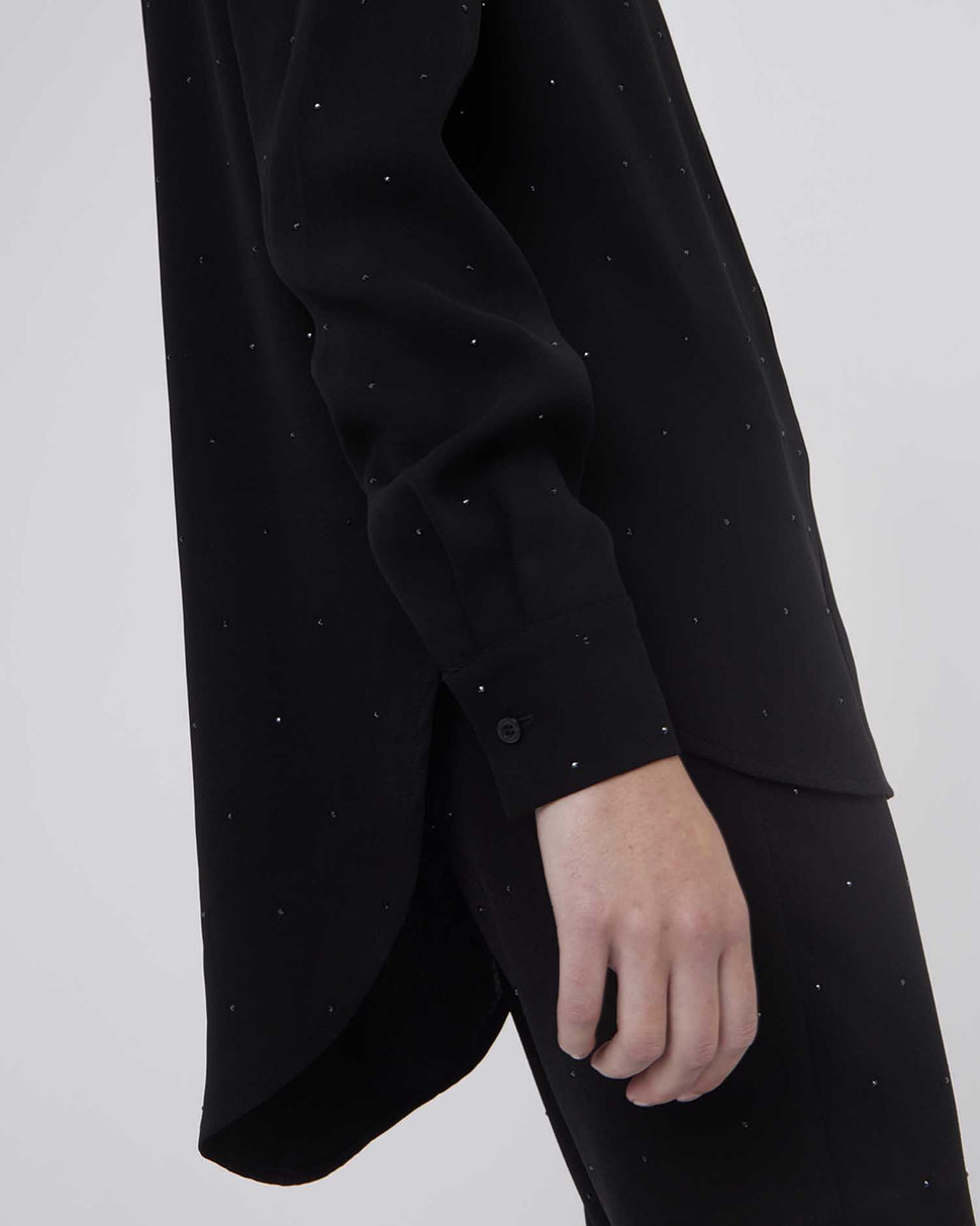 Camicia con strass allover - Silvianheach