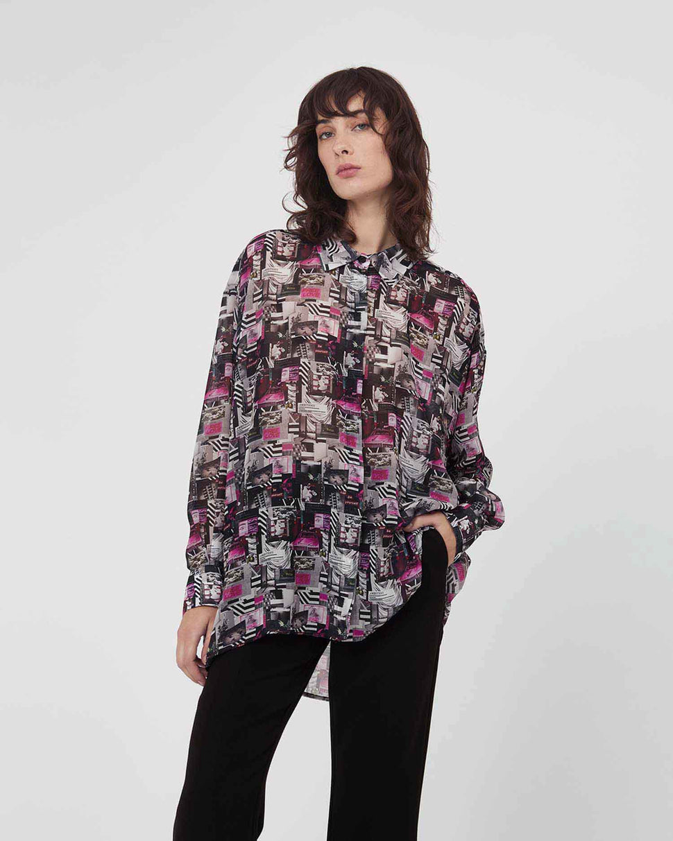 Camicia over stampata - Silvianheach