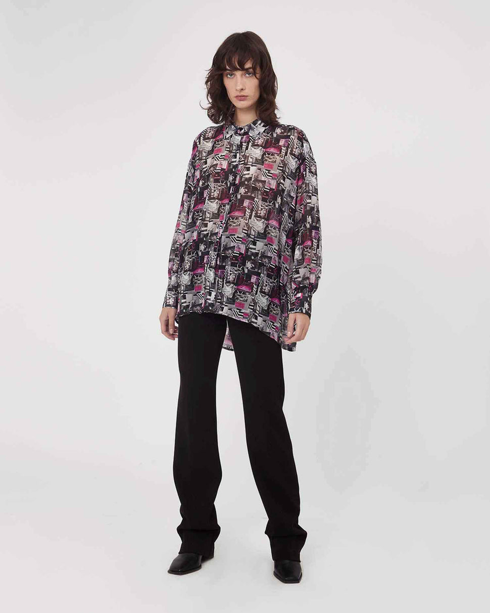 Camicia over stampata - Silvianheach