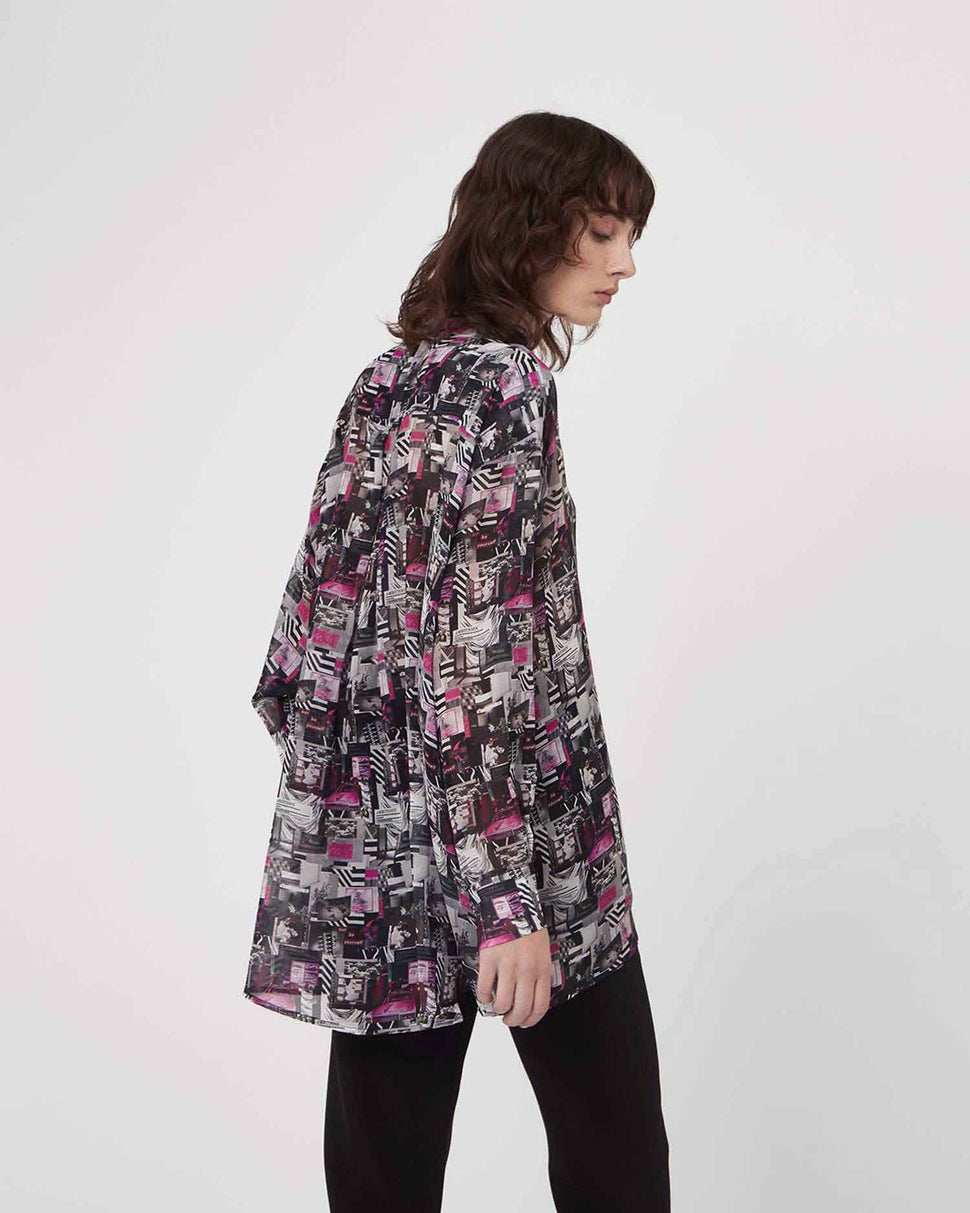 Camicia over stampata - Silvianheach
