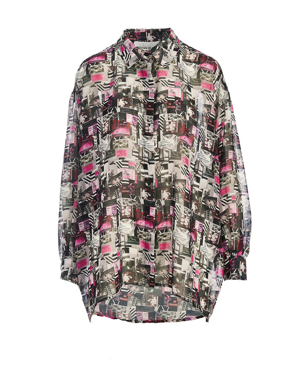 Camicia over stampata - Silvianheach