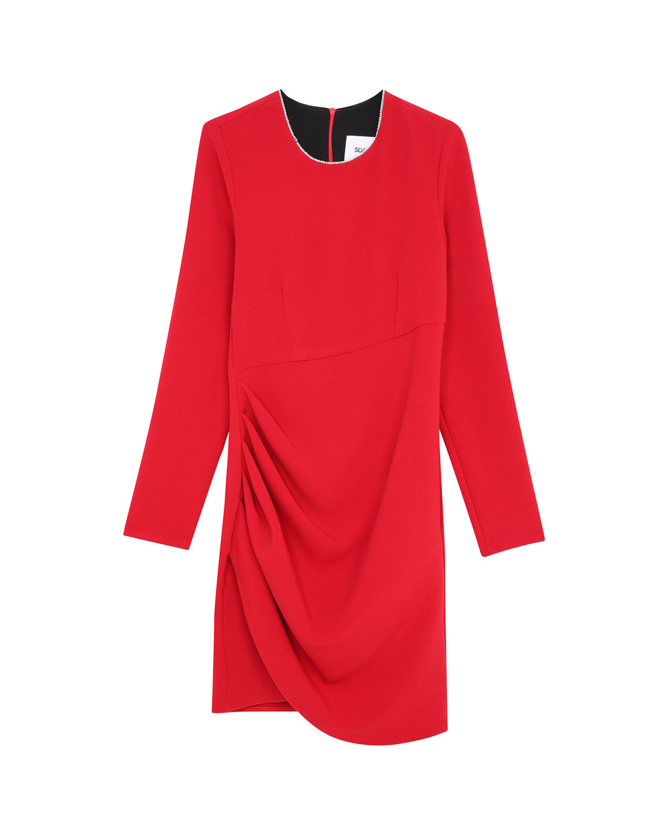 Abito corto con drappeggio - Silvianheach