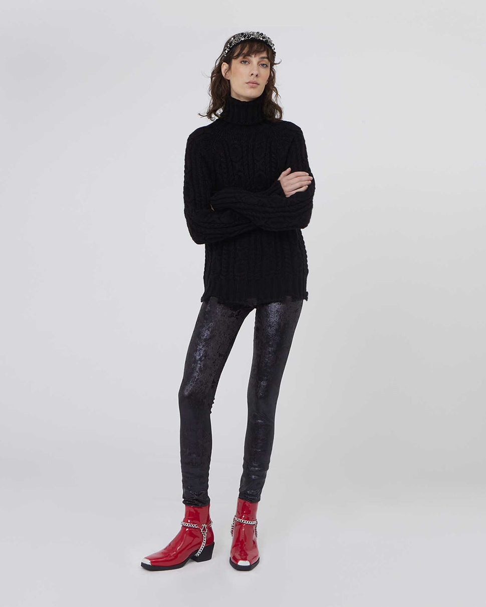 Leggins con effetto metallizzato - Silvianheach