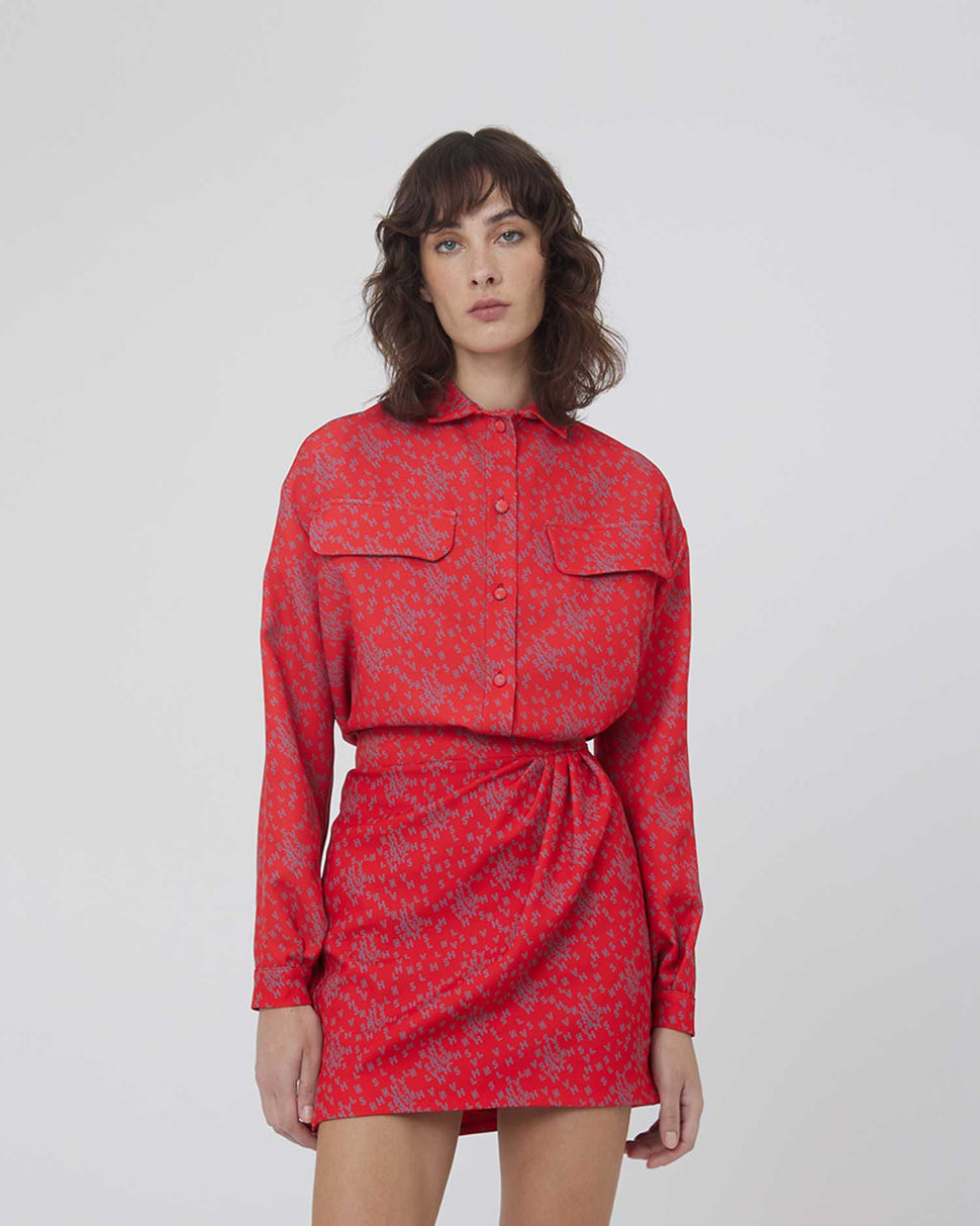 Camicia con stampa e taschine - Silvianheach
