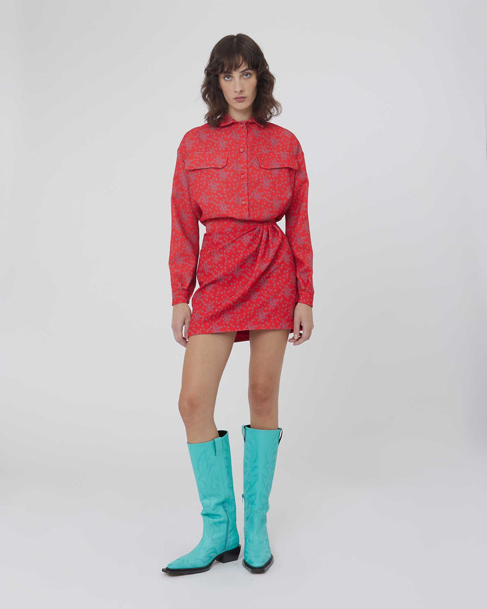 Camicia con stampa e taschine - Silvianheach