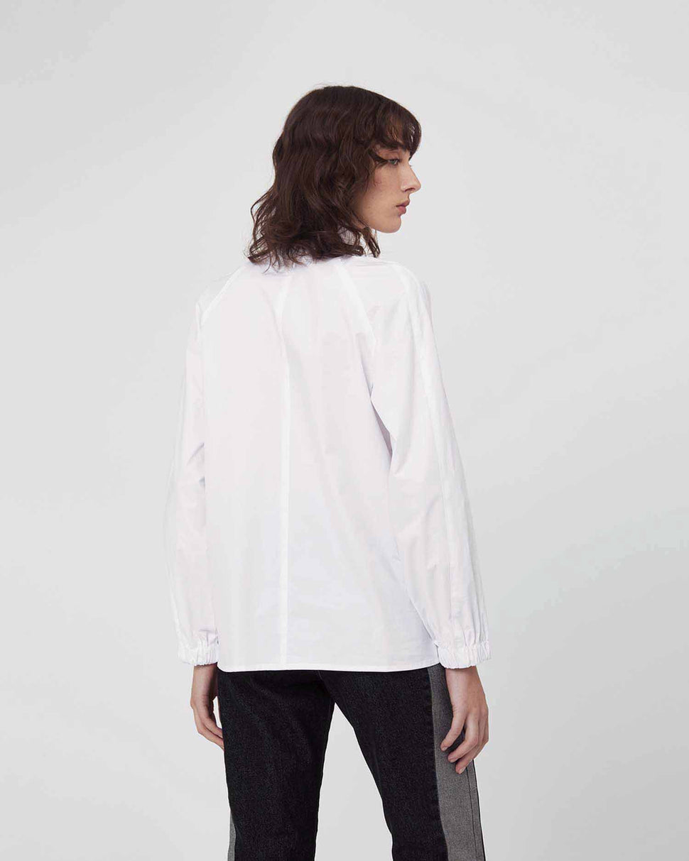 Blusa con fiocco al collo - Silvianheach