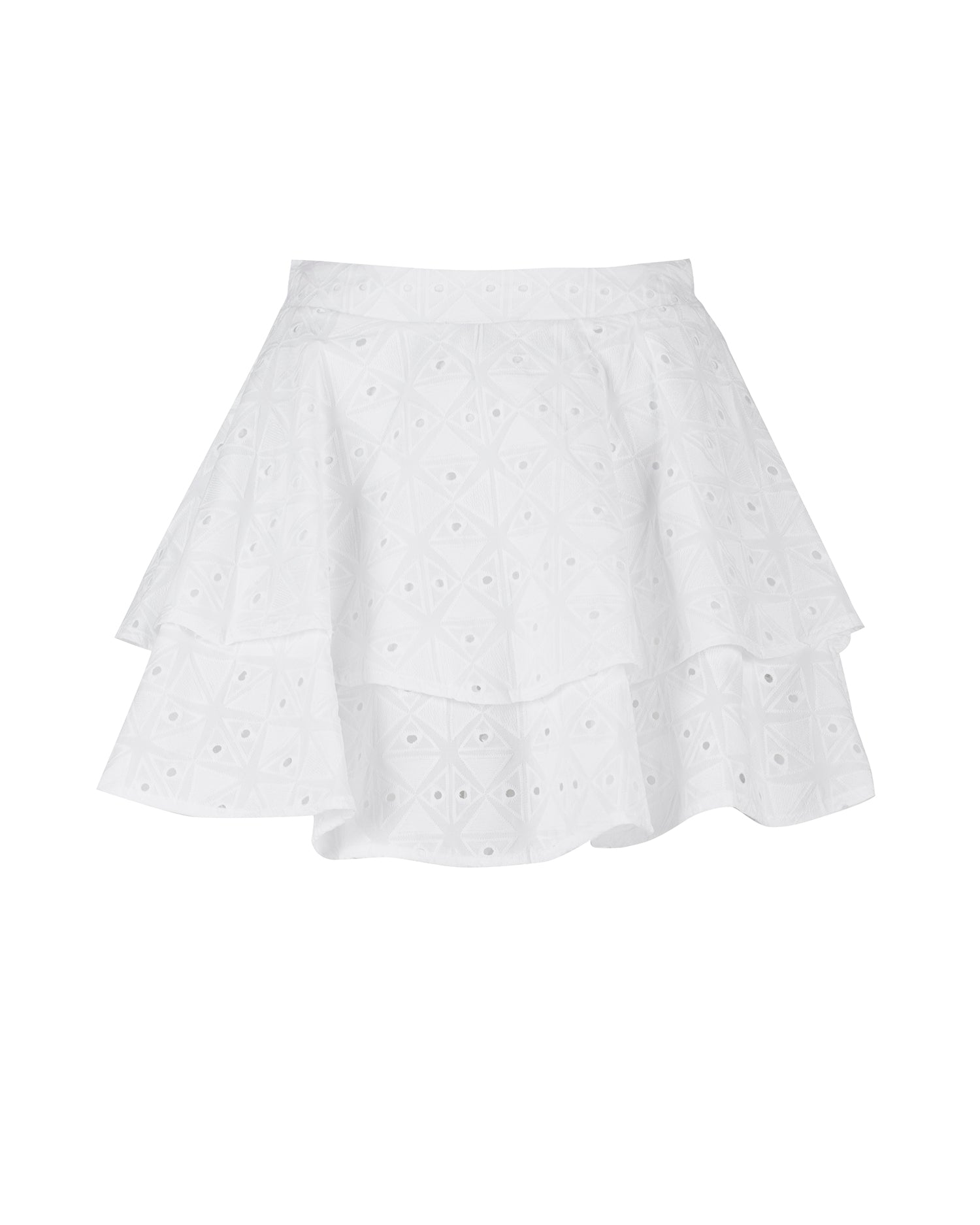 PIERCED MINISKIRT