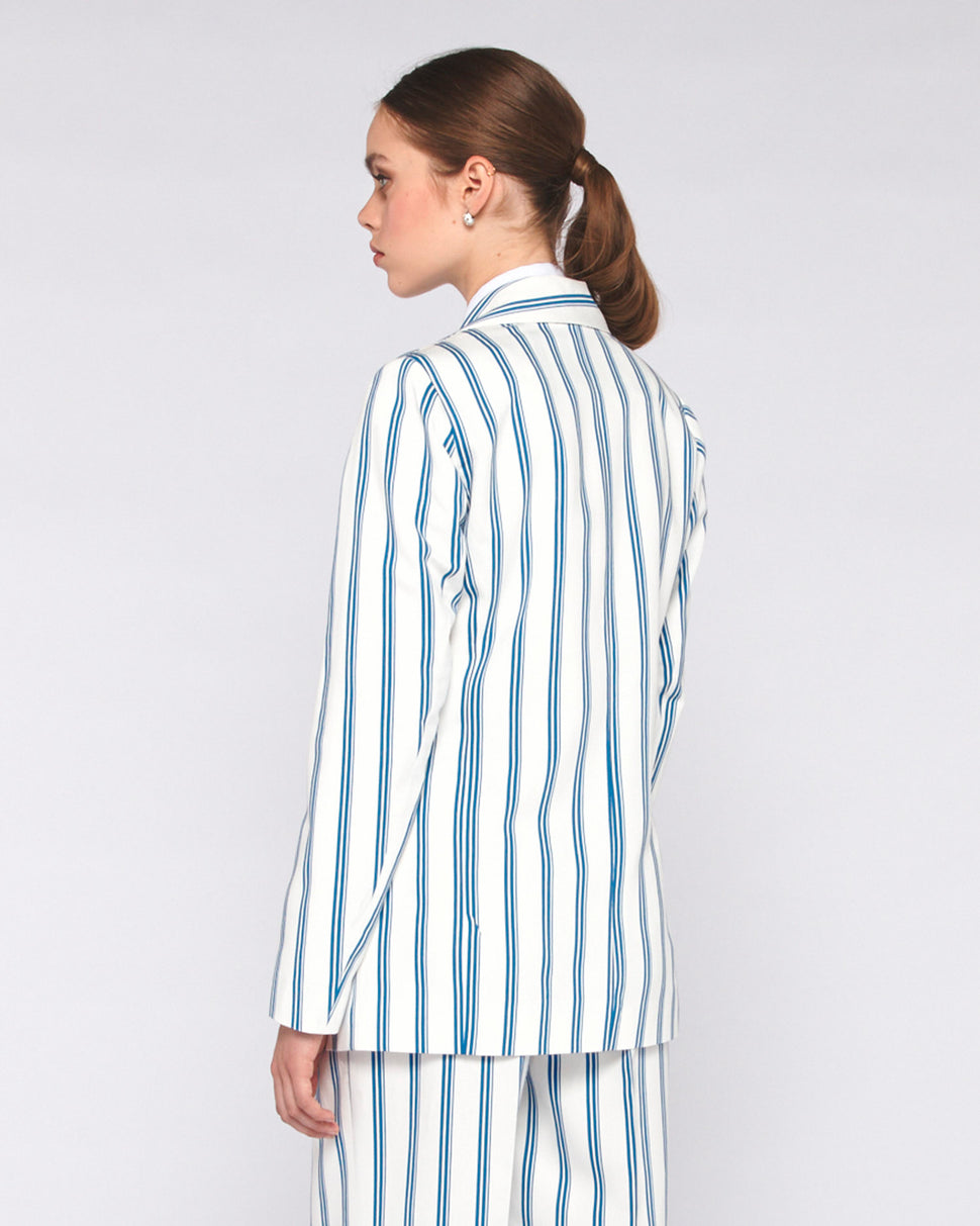 BLAZER MONOPETTO A RIGHE - Silvianheach