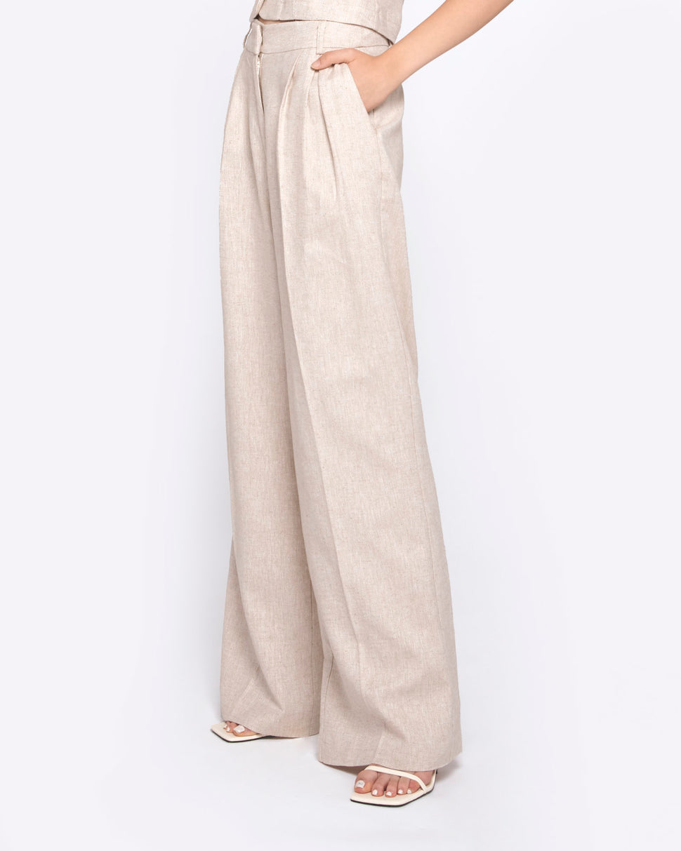 PANTALONI FLARE CON PINCES - Silvianheach