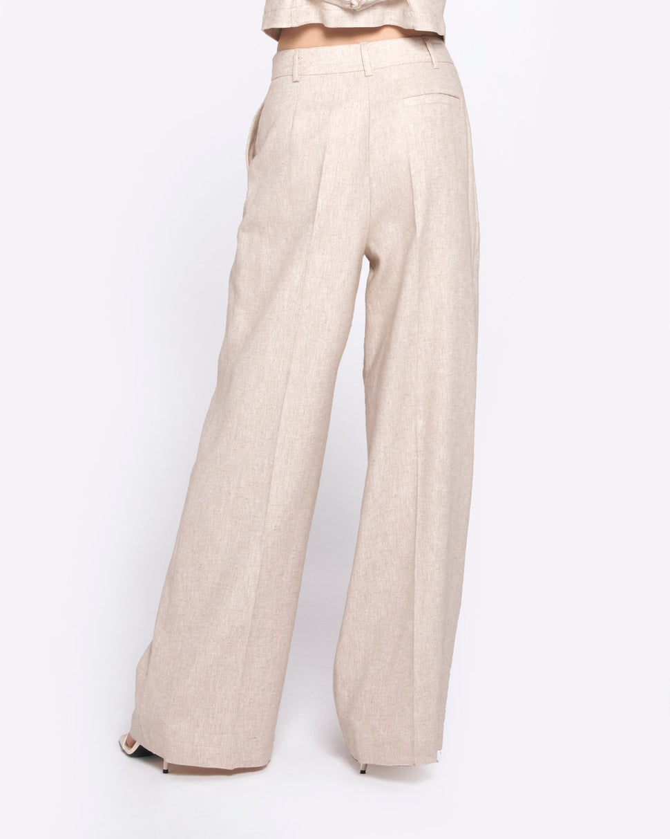 PANTALONI FLARE CON PINCES - Silvianheach